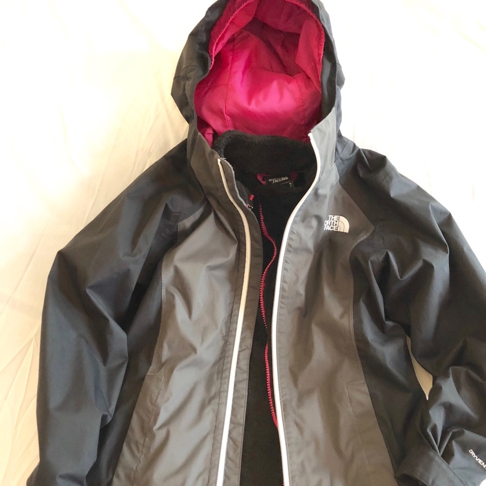 Sold - Girls North Face 3 in 1 Jacket -  M (10/12)